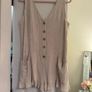 Allie Rose linen romper